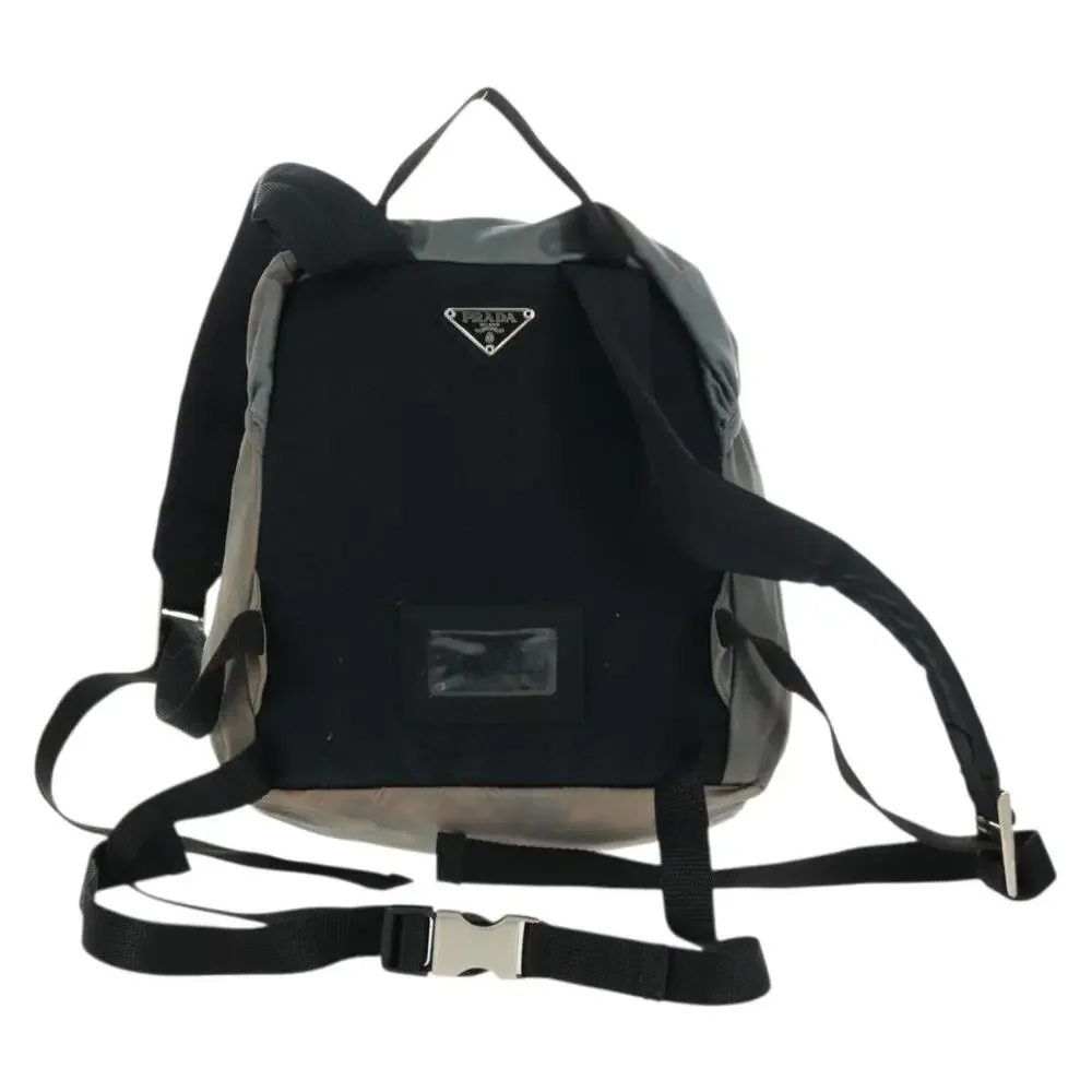 Prada Nylon Backpack Gray